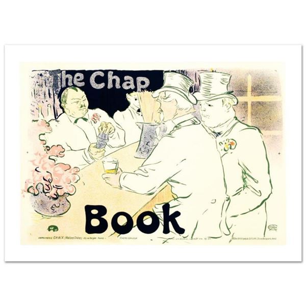  The Chap Book  Hand Pulled Lithograph by the RE Society, Image Originally by Henri de Toulouse-Laut