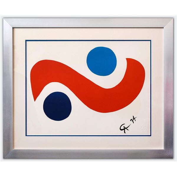 Alexander Calder- Lithograph on Arches Paper "Flying colors - Skybird"