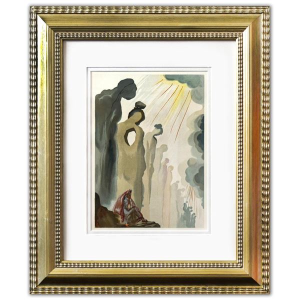 Salvador Dali- Original Color Woodcut on B.F.K. Rives Paper