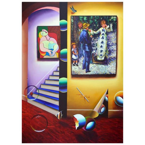 Ferjo, "Wondrous Master3" Original Painting on Canvas, Hand Signed with Letter of Authenticity.