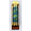 Image 1 : Marc Chagall - Mezuzah - silkscreen on 24K gold plated bronze "12 Tribes Hadassah Windows - Simeon"