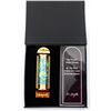 Image 2 : Marc Chagall - Mezuzah - silkscreen on 24K gold plated bronze "12 Tribes Hadassah Windows - Simeon"