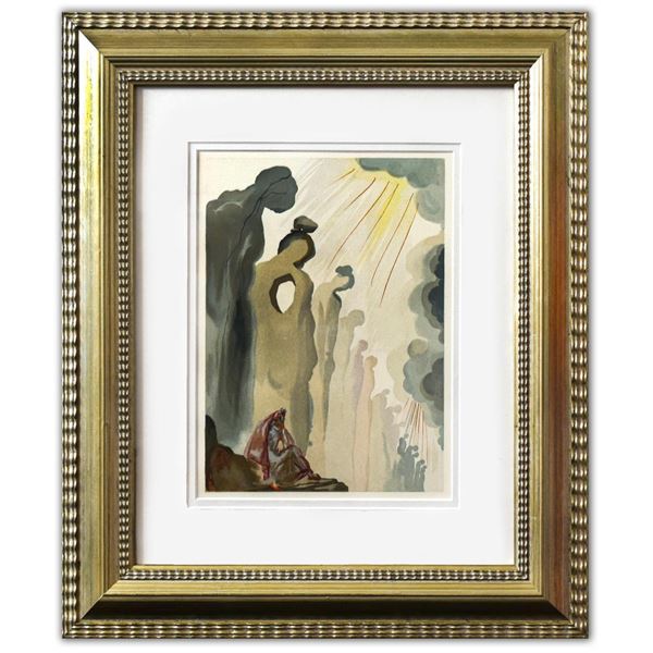 Salvador Dali- Original Color Woodcut on B.F.K. Rives Paper