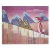 Image 1 : Original Production Cel from the Animated Classic, "The Pink Panther", with Letter of Authenticity.