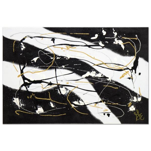 George Marlowe, "Sparkle Plenty" Original Acrylic Painting on Canvas, Hand Signed with Certificate o