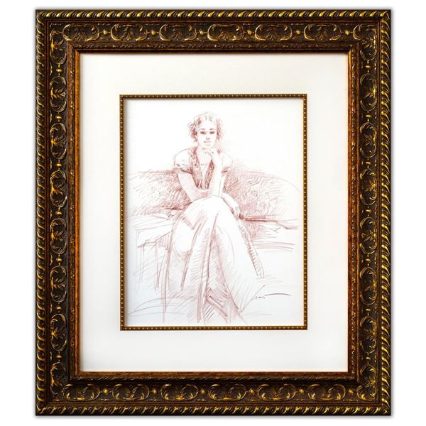 Pino (1939-2010)- Original Drawing on Paper "Untitled"