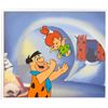 Image 2 : HANNA-BARBERA- Sericel "Fred Tossing Pebbles"
