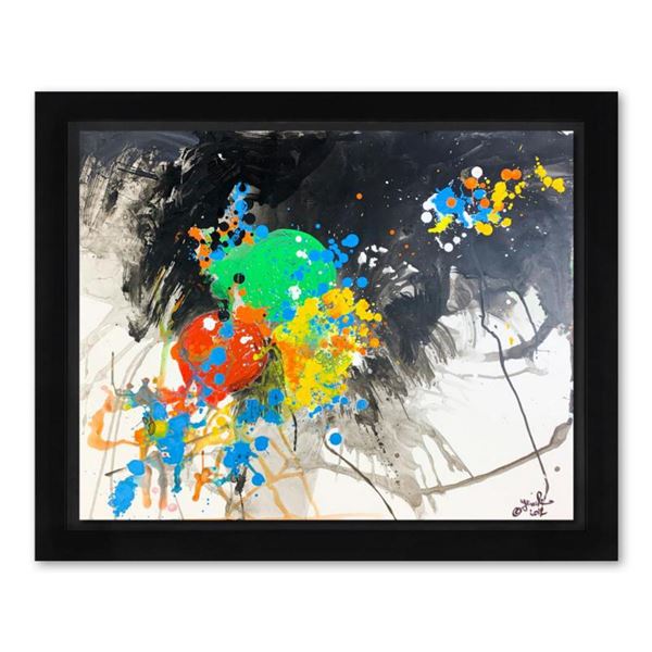 Jenik Cook, Framed Original Acrylic Painting, Hand Signed, Letter of Authenticity.