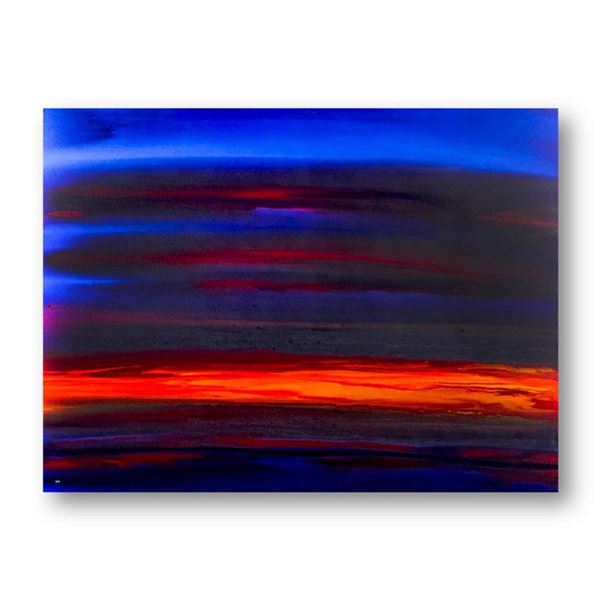 Wyland, "Pure Color" Hand Signed Original Painting on Canvas with Letter of Authenticity.