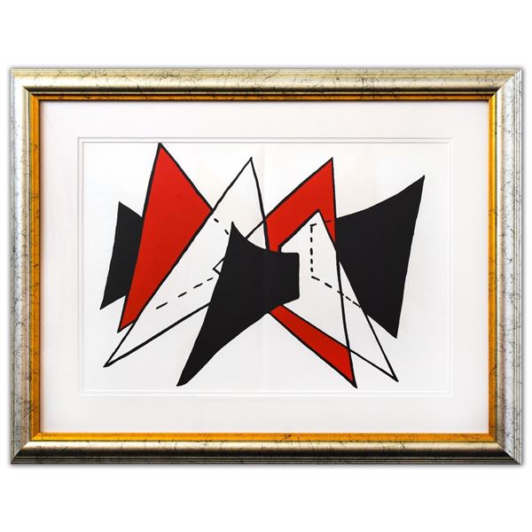 Alexander Calder- Lithograph "DLM141 - Triangles rouges"