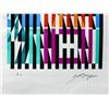 Image 3 : Yaacov Agam- Original Silkscreen on parchment Paper "Untitled"