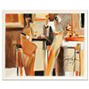 Image 1 : "Bar Scene I" Limited Edition Serigraph by Yuri Tremler, Hand Signed with Certificate of Authenticit