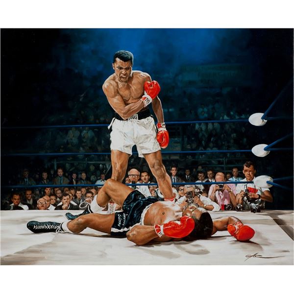 Yevgeniy Korol- Mixed Media "Ali Vs. Liston"