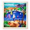 Image 1 : Shlomo Alter, "Near the Lake" Hand Signed Limited Edition Serigraph on Paper with Letter of Authenti