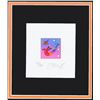 Image 2 : Peter Max- Original Lithograph "Cosmic Flyer in Space Ver. II (Mini)"