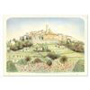 Image 1 : Rolf Rafflewski, "St. Paul De Vence " Limited Edition Lithograph, Numbered and Hand Signed.