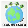 Image 1 : Todd Goldman, "Peas On Earth" Original Acrylic Painting on Gallery Wrapped Canvas, Hand Signed with 