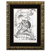 Image 1 : Salvador Dali- Original Lithograph from Gouache and Collage "Untitled"