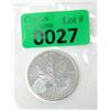 Image 1 : 1 Oz .9999 Silver 2011 Canadian Maple Leaf Coin