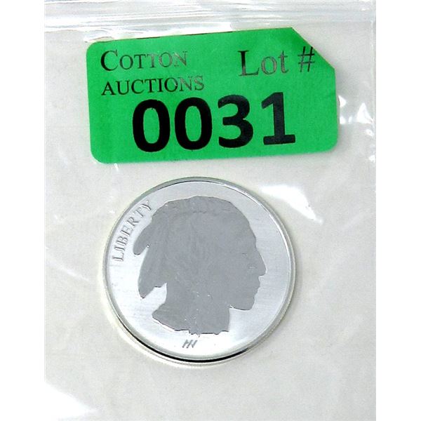 1 Oz .999 Silver Asahi First Nations/Buffalo Round