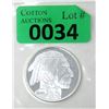 Image 1 : 1 Oz .999 Fine Silver First Nations/Buffalo Round