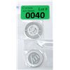 Image 1 : Two 1/2 Oz. .999 Silver 2012 First Majestic Rounds