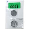 Image 1 : 1/2 Oz & 1/4 Oz .999 Silver Aztec Coins