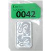 Image 1 : 1 Oz .9999 Silver 2020 Double Dragon Bar