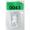 Image 1 : 1 Oz. Samurai Warrior .999 Silver Bar