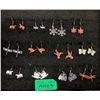 Image 1 : 12 New Pairs of Frederick Design Metal Earrings