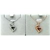 Image 3 : 12 Assorted New Heart Necklaces in Velvet Box