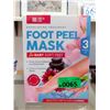 Image 1 : 10 Packs of Lavender Foot Masks - 3 Pairs per box