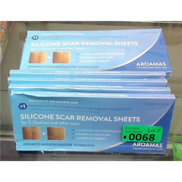 11 Packs of Aromas Silicone Scar Remover Sheets