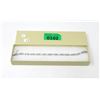 Image 2 : 6.84 CTW White Topaz & Diamond Tennis Bracelet