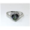 Image 1 : Mystic Topaz & Diamond Sterling Silver Ring