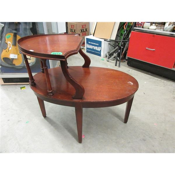 Vintage Mahogany 2 Tier End Table