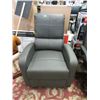 Image 1 : Grey PU Leather Rocking Swivel Recliner