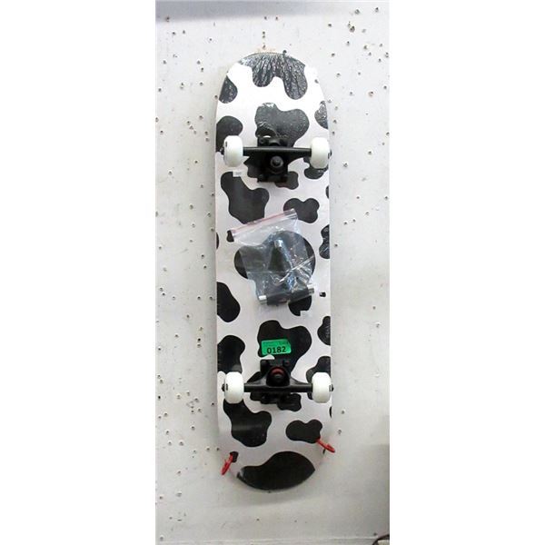 New VOKU Skateboard with Dalmatian Pattern