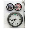 Image 1 : One 20" and Two 11" Wall Clocks