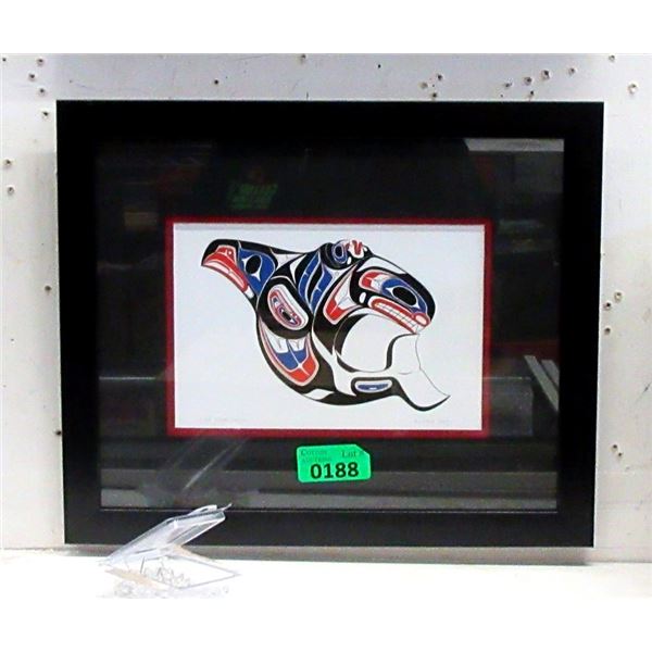 Richard Shorty Framed Print - Killer Whale
