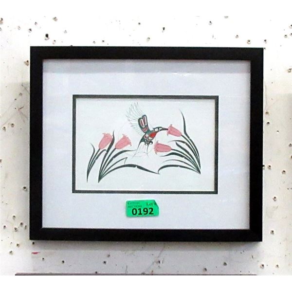 Richard Shorty Framed Print - Hummingbird