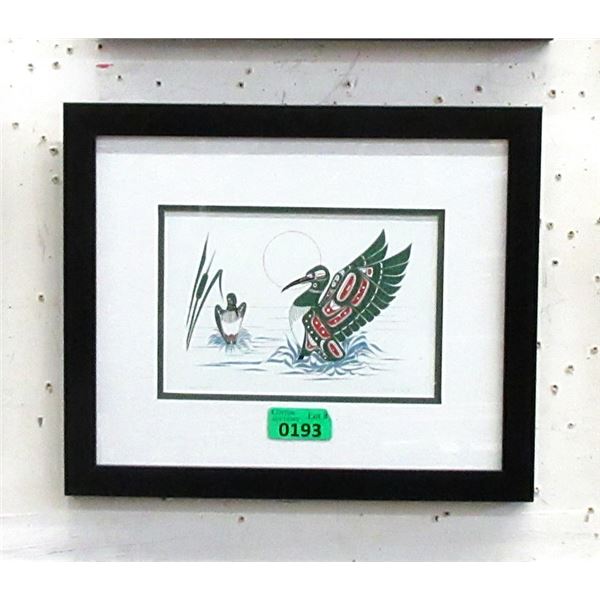 Richard Shorty Framed Print - Loon Mates