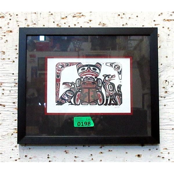 Richard Shorty Framed Print - Copper Frog