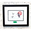 Image 1 : Richard Shorty Framed Print - Hummingbird & Kingfisher