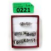 Image 1 : 5 New Size 11 Metal "Fuck Off" Rings