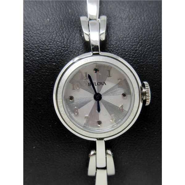 Ladies Bulova Quartz Stainless Steel Dress Watch