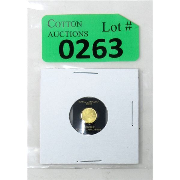 1 Gram .9999 Gold Canada 2021 Maple Leaf Coin