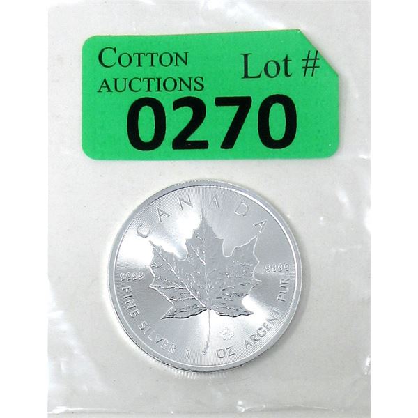 1 Oz. 2019 Canada .9999 Silver Maple Leaf Coin