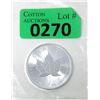 Image 1 : 1 Oz. 2019 Canada .9999 Silver Maple Leaf Coin