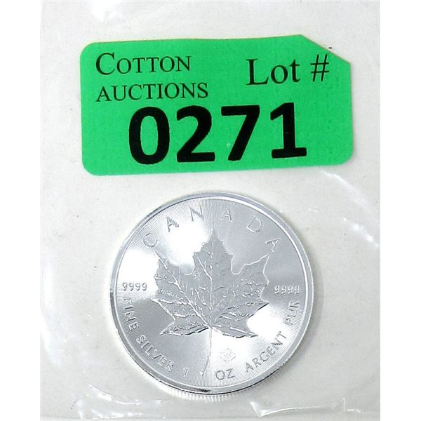 1 Oz. 2020 Canada .9999 Silver Maple Leaf Coin